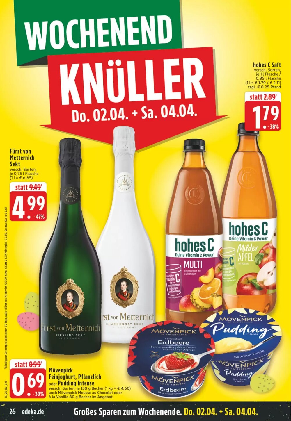 EDEKA Vogl Prospekt (ab 30.03.2026) zum Blättern - Seite 26