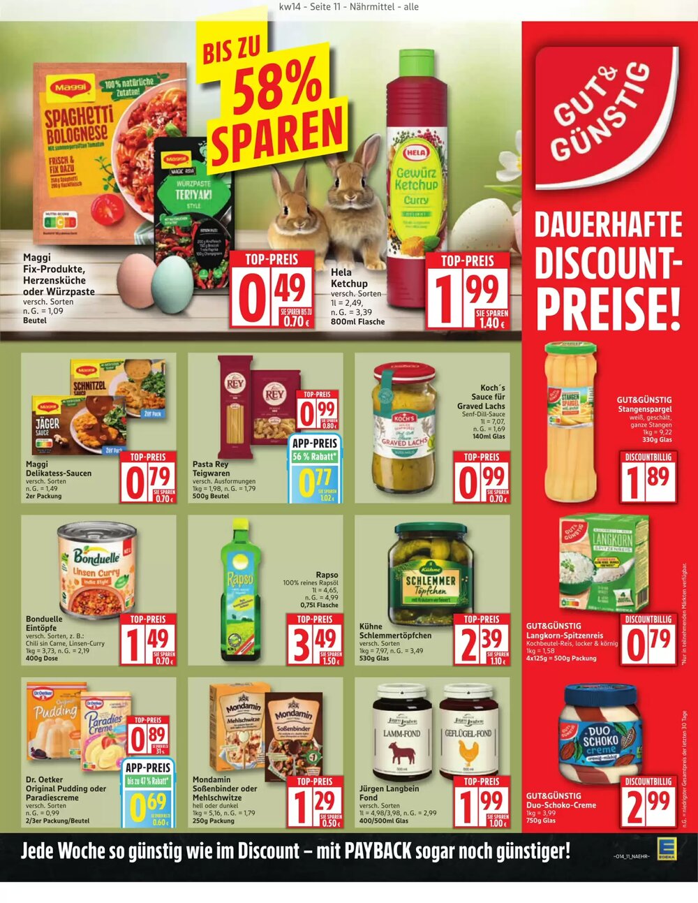 EDEKA Stralsund Prospekt (ab 30.03.2026) zum Blättern - Seite 11