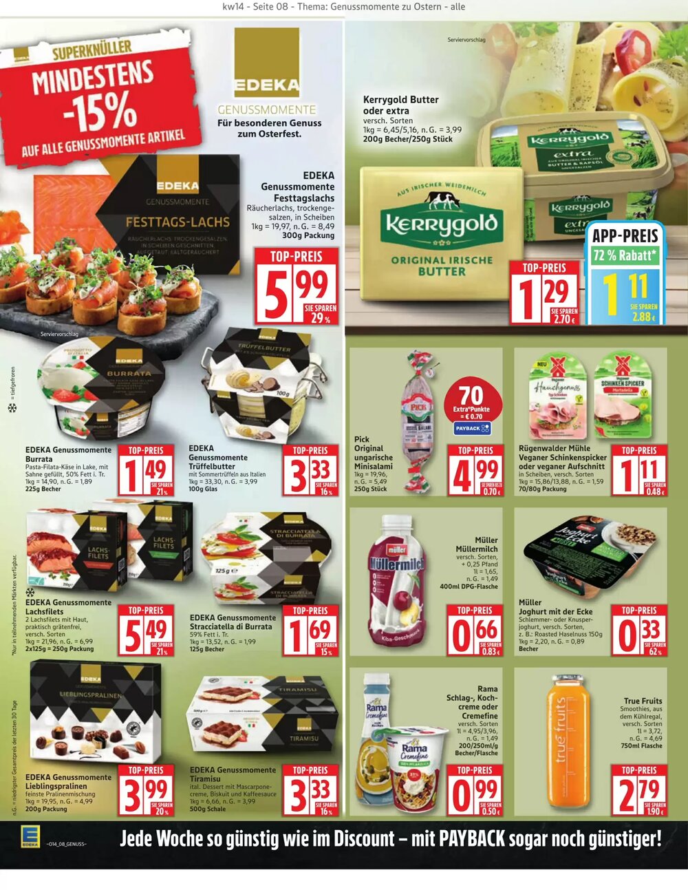 EDEKA Stralsund Prospekt (ab 30.03.2026) zum Blättern - Seite 8