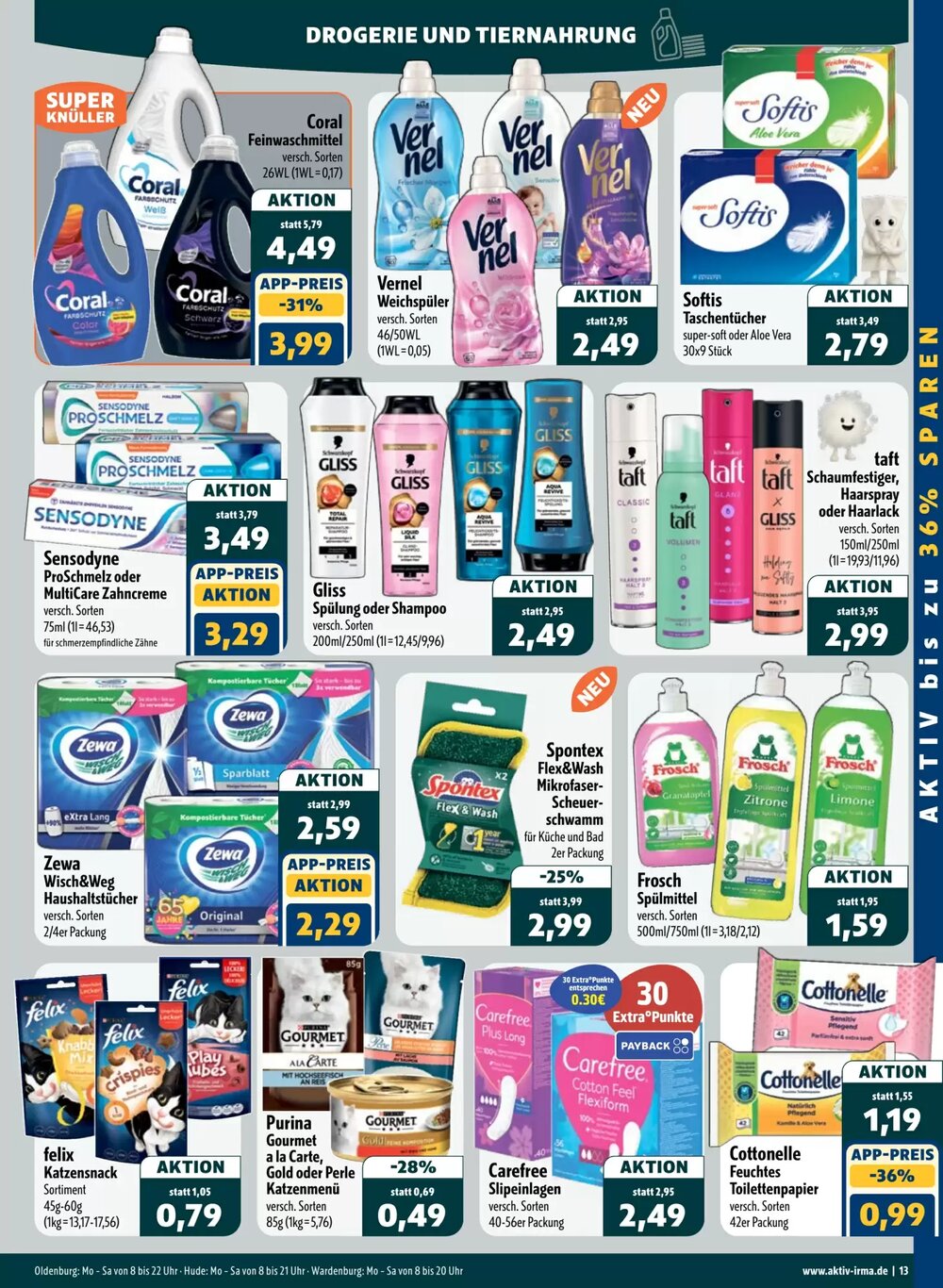 Aktiv Irma Prospekt (ab 30.03.2026) zum Blättern - Seite 13