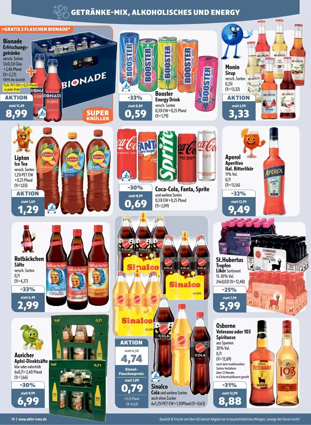Aktiv Irma Prospekt (ab 30.03.2026) zum Blättern - Seite 14