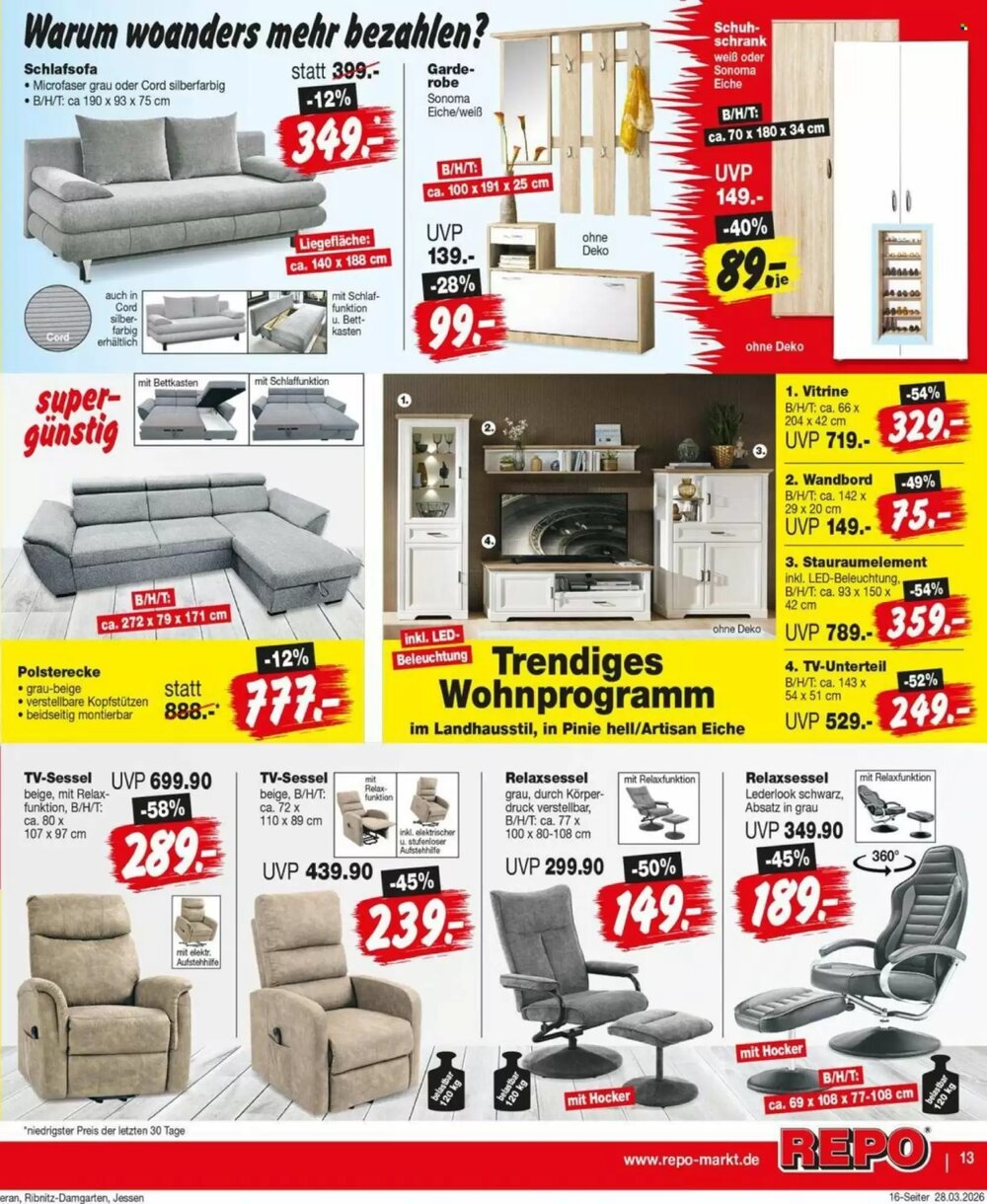 Repo Markt Prospekt (ab 30.03.2026) zum Blättern - Seite 13