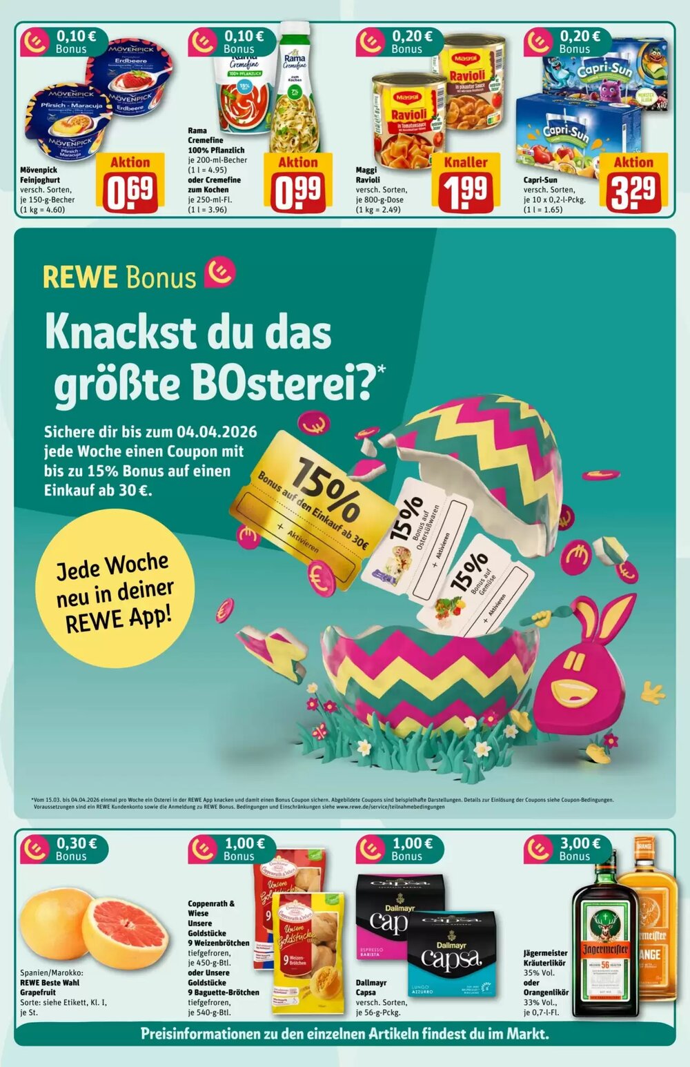 REWE Center Prospekt (ab 30.03.2026) zum Blättern - Seite 2