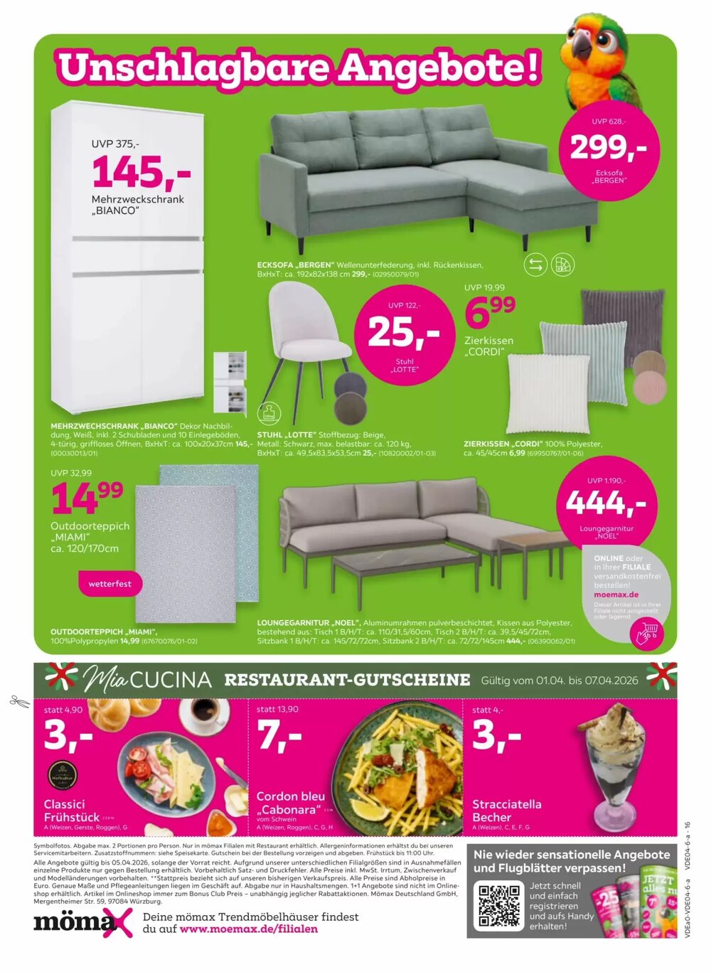 Mömax Prospekt (ab 30.03.2026) zum Blättern - Seite 16