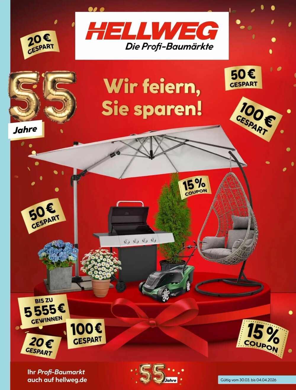 Hellweg Prospekt (ab 30.03.2026) zum Blättern - Seite 1