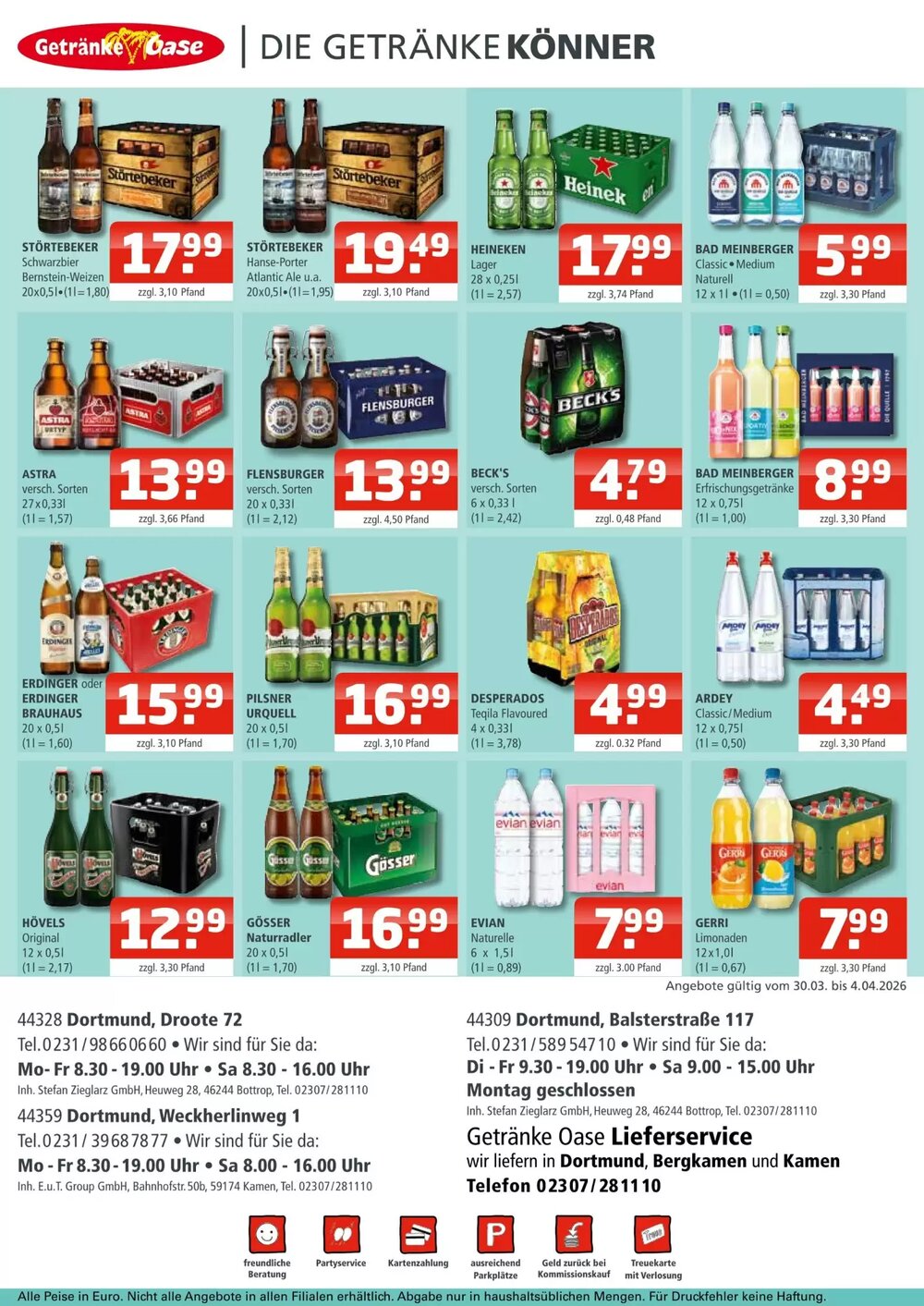 Getränke Oase Prospekt (ab 30.03.2026) zum Blättern - Seite 2