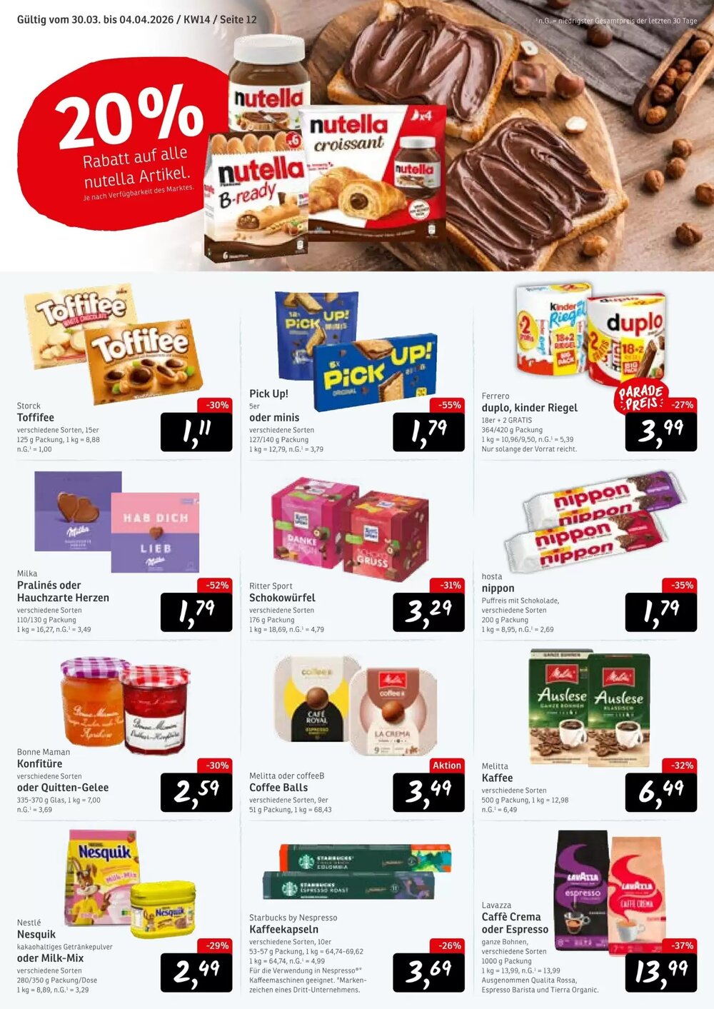KONSUM Prospekt (ab 30.03.2026) zum Blättern - Seite 12