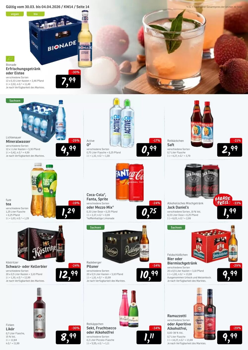 KONSUM Prospekt (ab 30.03.2026) zum Blättern - Seite 14