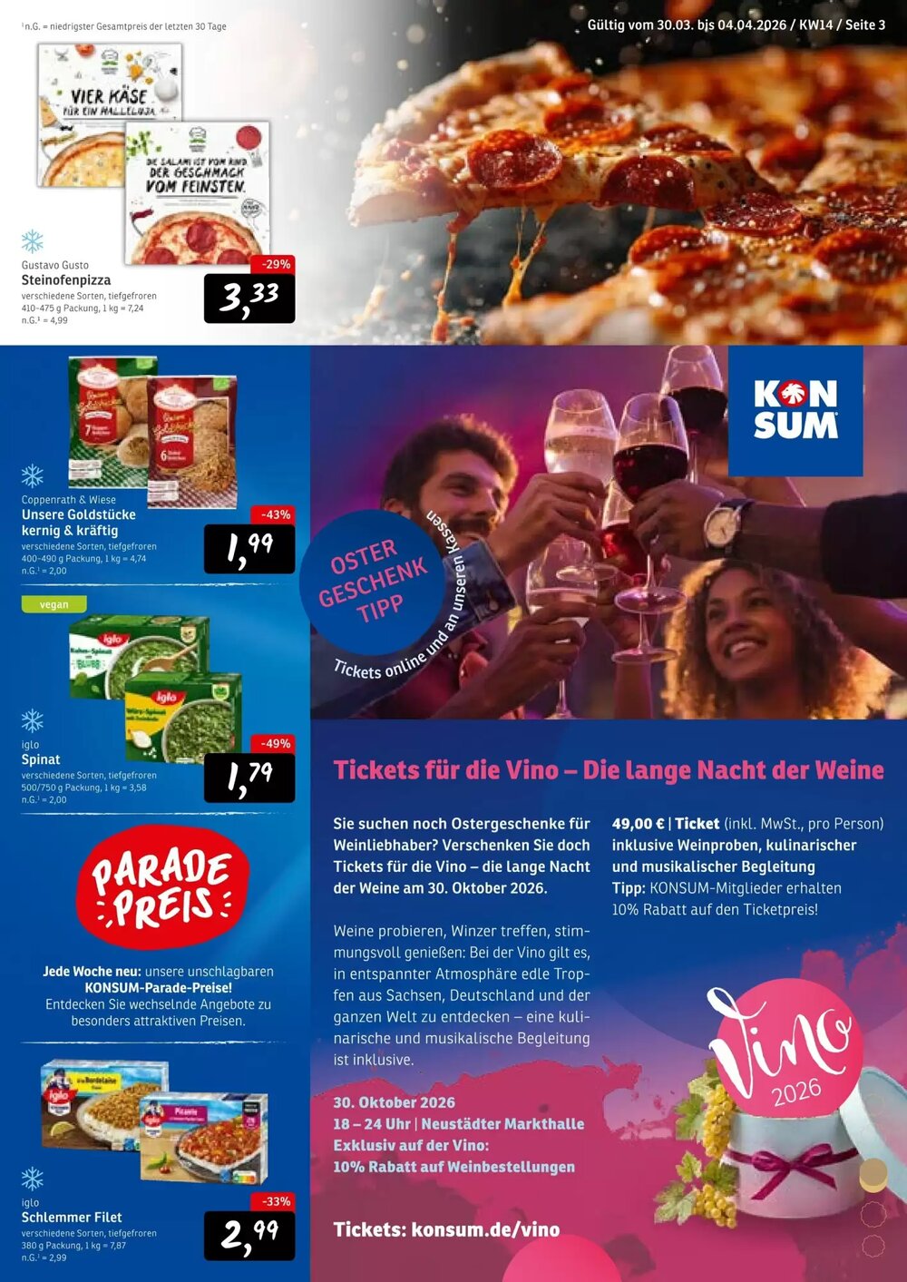 KONSUM Prospekt (ab 30.03.2026) zum Blättern - Seite 3