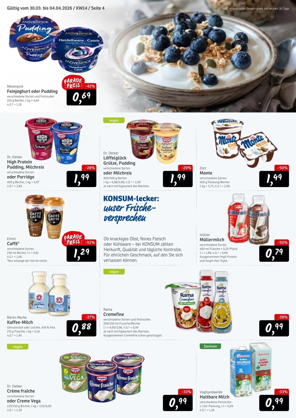 KONSUM Prospekt (ab 30.03.2026) zum Blättern - Seite 4