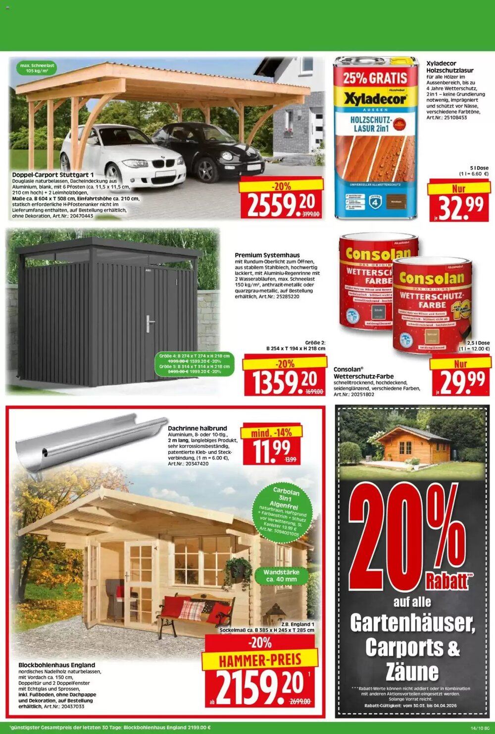 Edeka Herkules Prospekt (ab 30.03.2026) zum Blättern - Seite 10