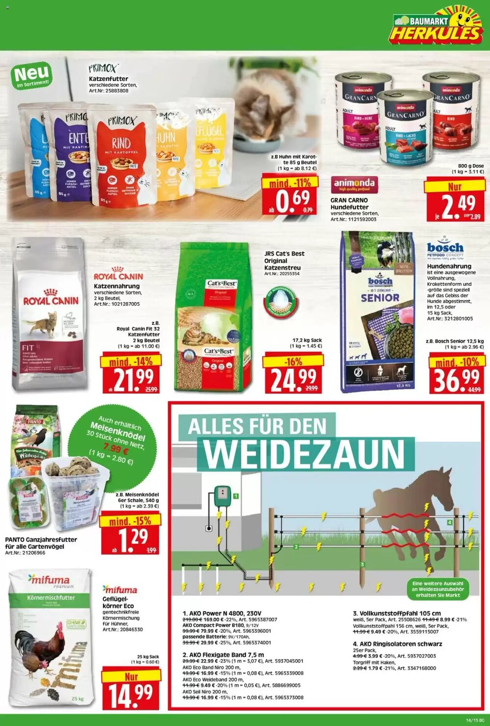 Edeka Herkules Prospekt (ab 30.03.2026) zum Blättern - Seite 15