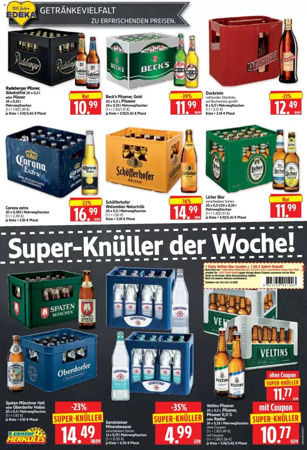 Edeka Herkules Prospekt (ab 30.03.2026) zum Blättern - Seite 18