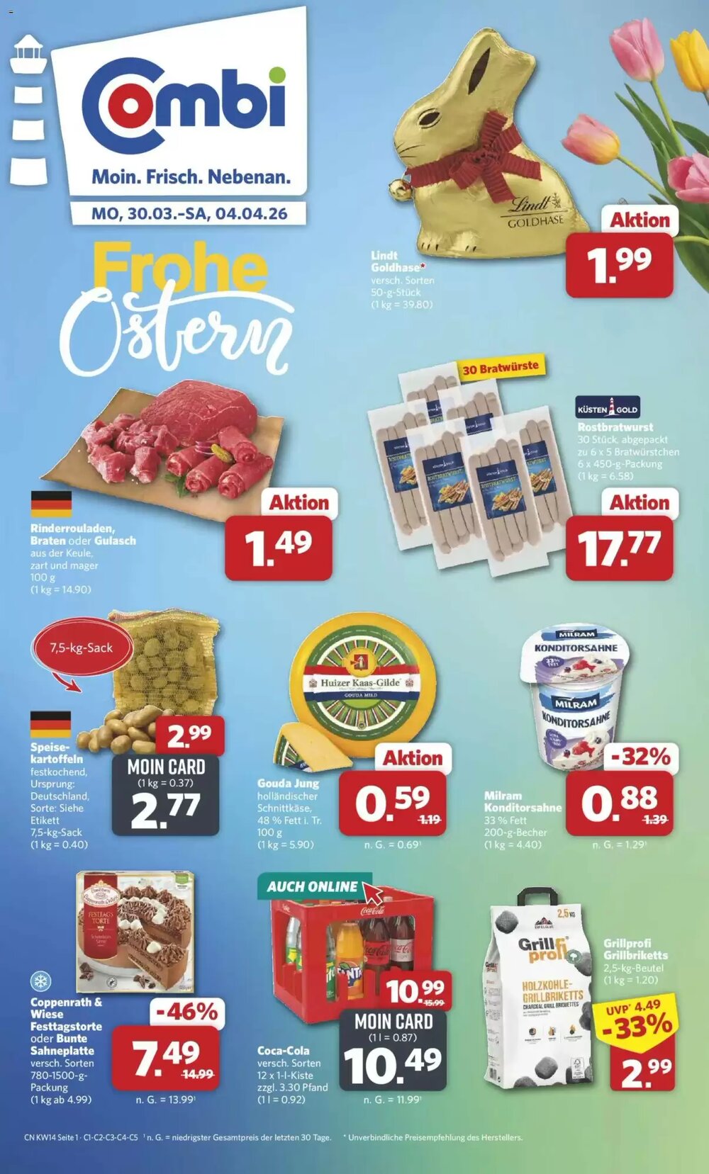 Combi Prospekt (ab 30.03.2026) zum Blättern - Seite 1