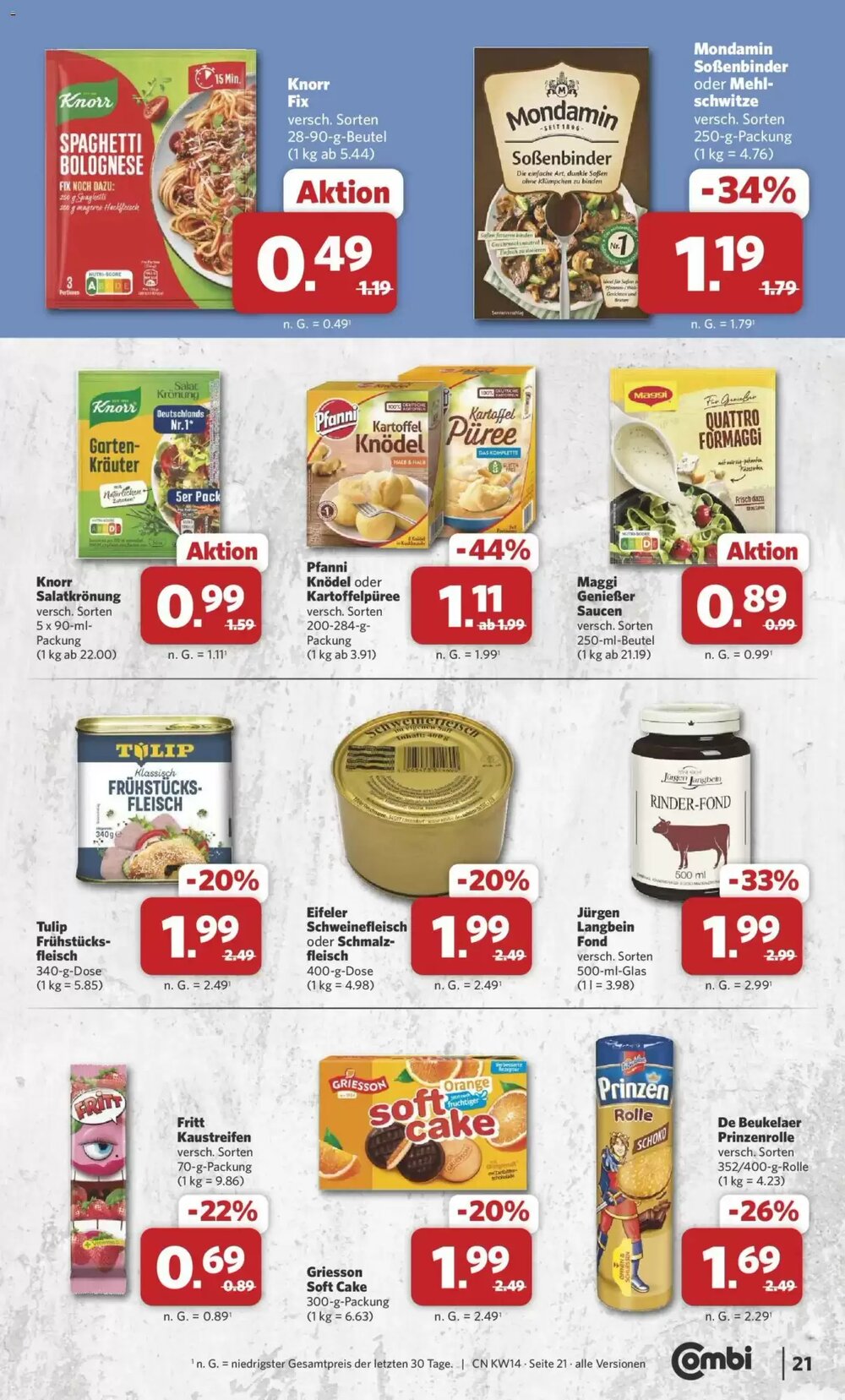 Combi Prospekt (ab 30.03.2026) zum Blättern - Seite 22