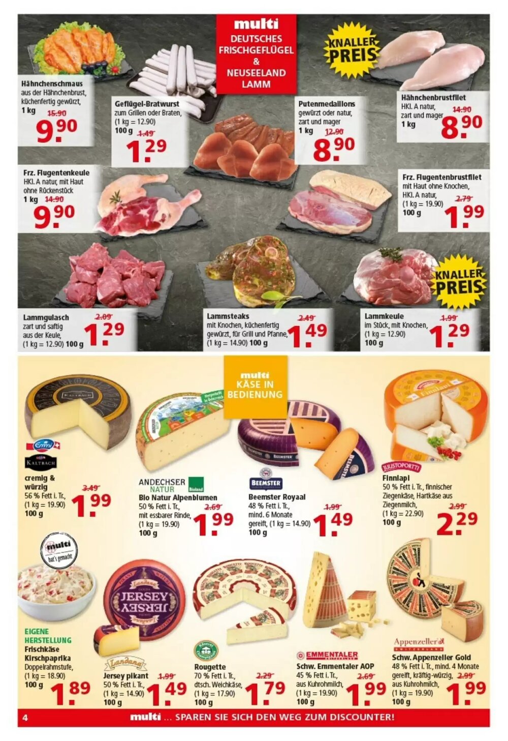 Multi Markt Prospekt (ab 30.03.2026) zum Blättern - Seite 4