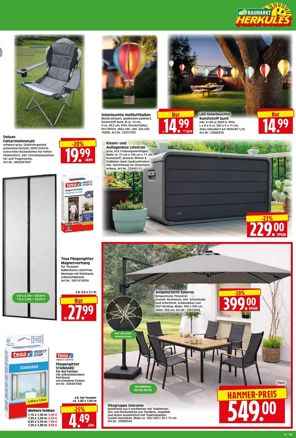 Herkules Baumarkt Prospekt (ab 30.03.2026) zum Blättern - Seite 7