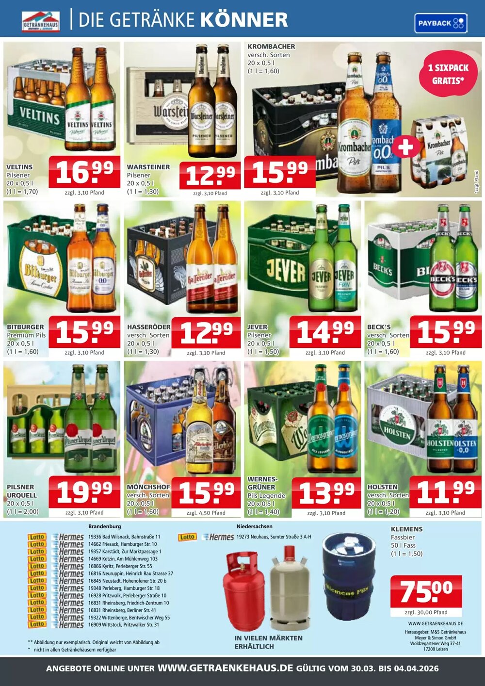 Getränkehaus Prospekt (ab 30.03.2026) zum Blättern - Seite 3