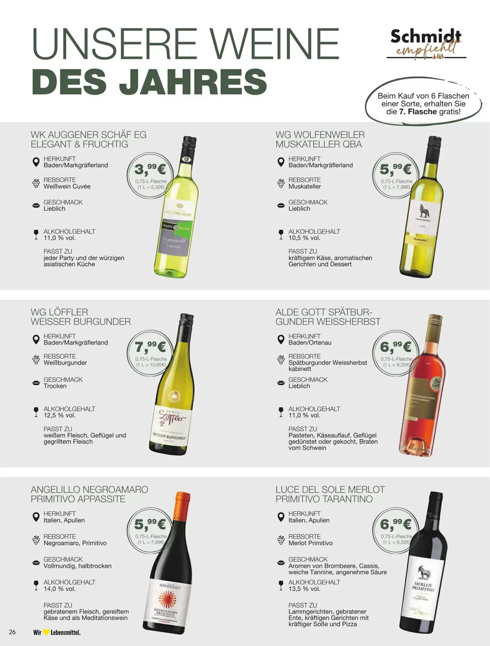 Schmidt's Märkte Prospekt (ab 30.03.2026) zum Blättern - Seite 26