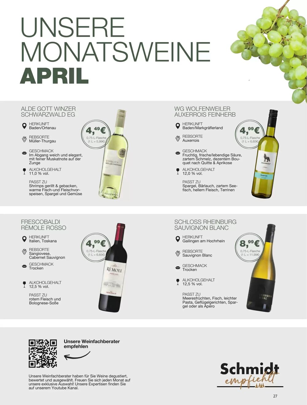 Schmidt's Märkte Prospekt (ab 30.03.2026) zum Blättern - Seite 27