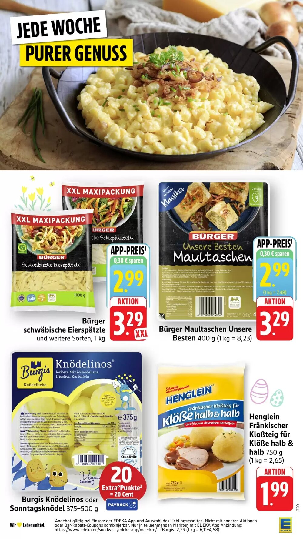 EDEKA Berger Prospekt (ab 30.03.2026) zum Blättern - Seite 22