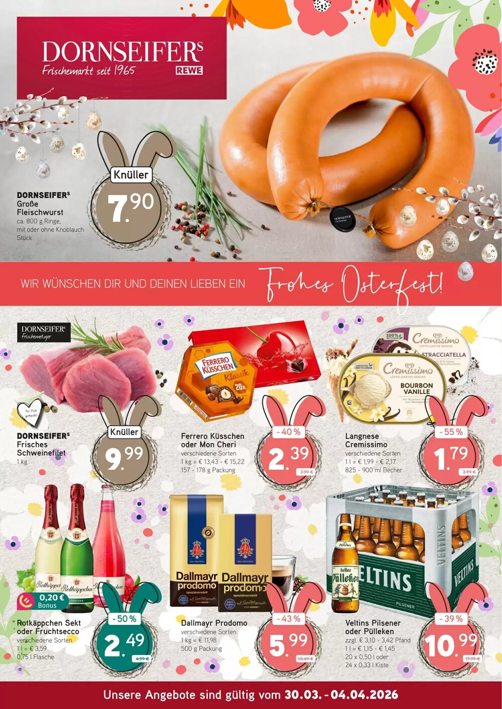 Dornseifer Prospekt (ab 30.03.2026) zum Blättern - Seite 1