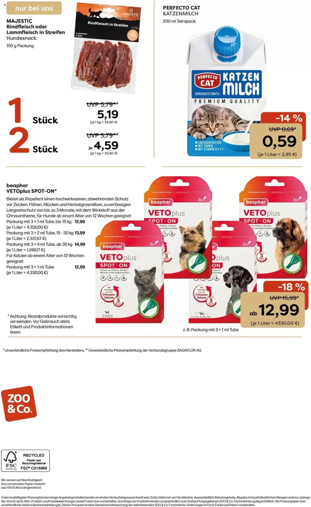 Zoo & Co Prospekt (ab 30.03.2026) zum Blättern - Seite 12