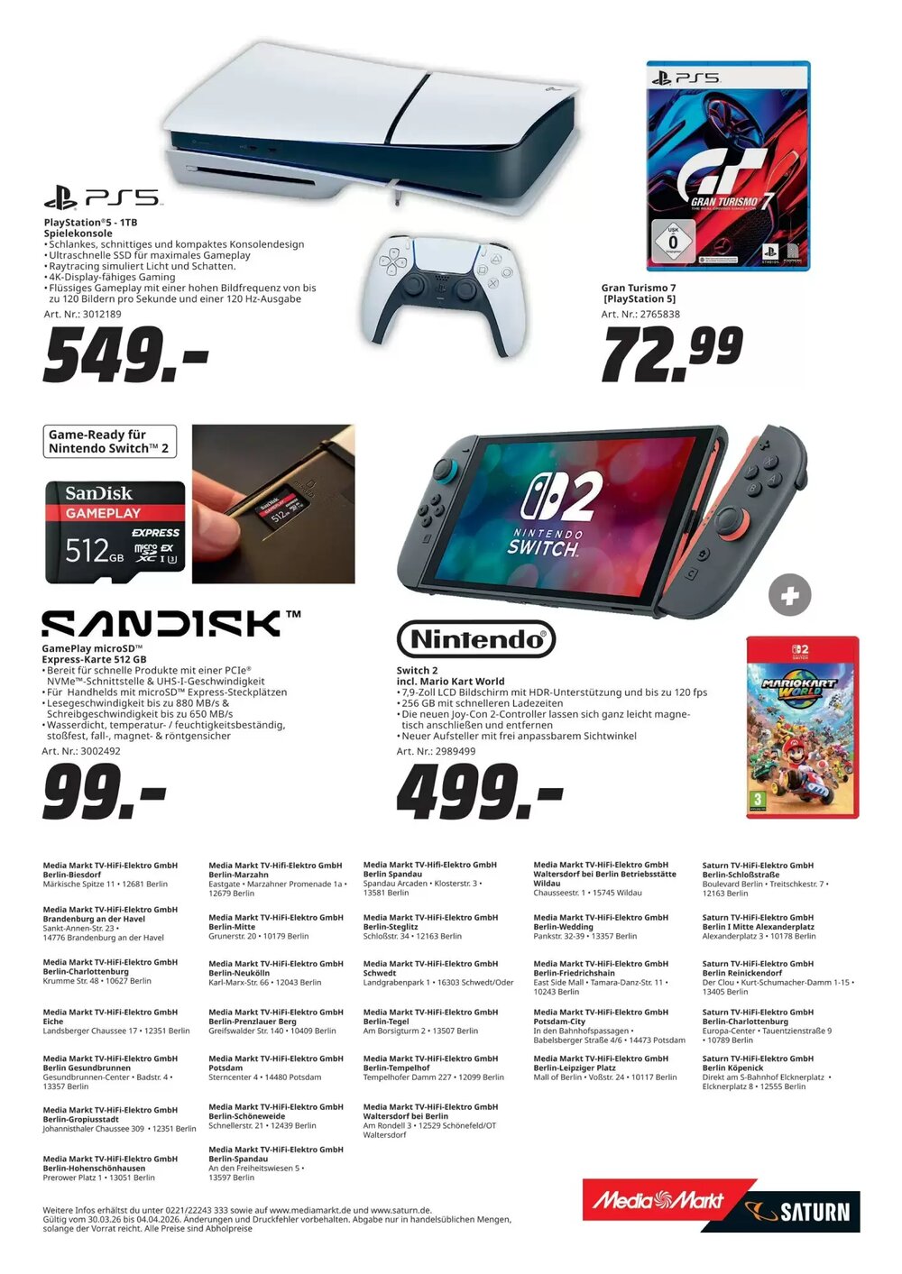 MediaMarkt Prospekt (ab 30.03.2026) zum Blättern - Seite 5
