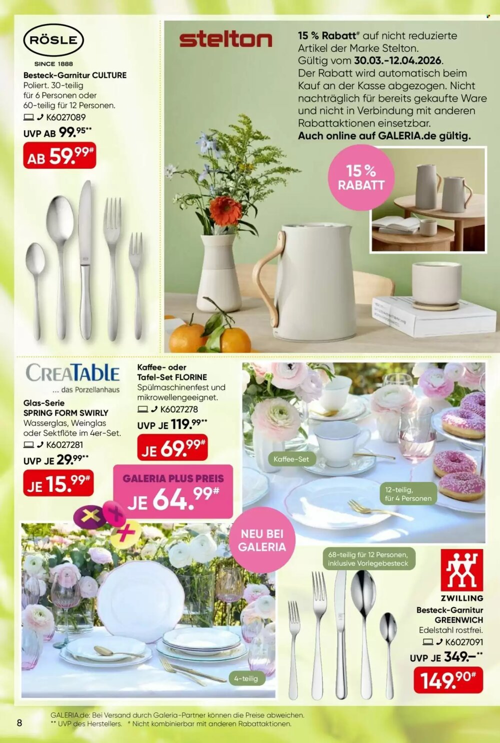 Galeria Prospekt (ab 30.03.2026) zum Blättern - Seite 8