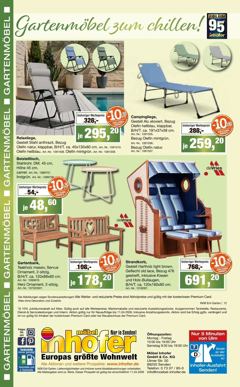 Möbel Inhofer Prospekt (ab 30.03.2026) zum Blättern - Seite 12