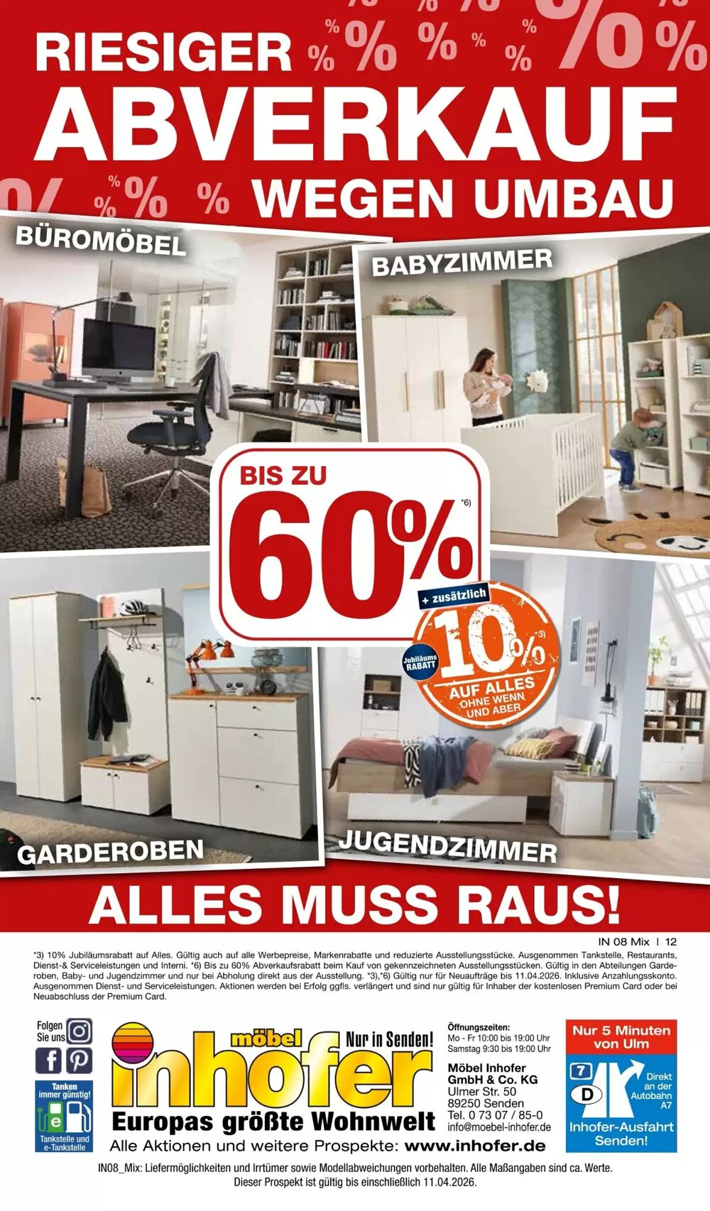 Möbel Inhofer Prospekt (ab 30.03.2026) zum Blättern - Seite 12