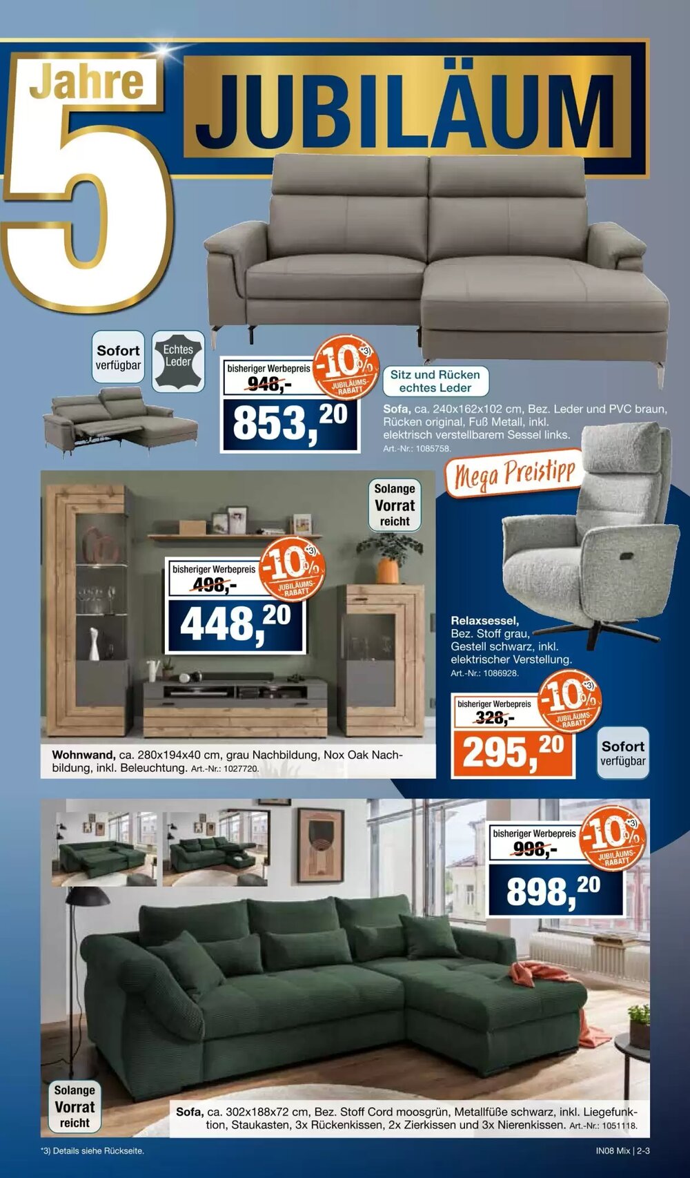 Möbel Inhofer Prospekt (ab 30.03.2026) zum Blättern - Seite 3