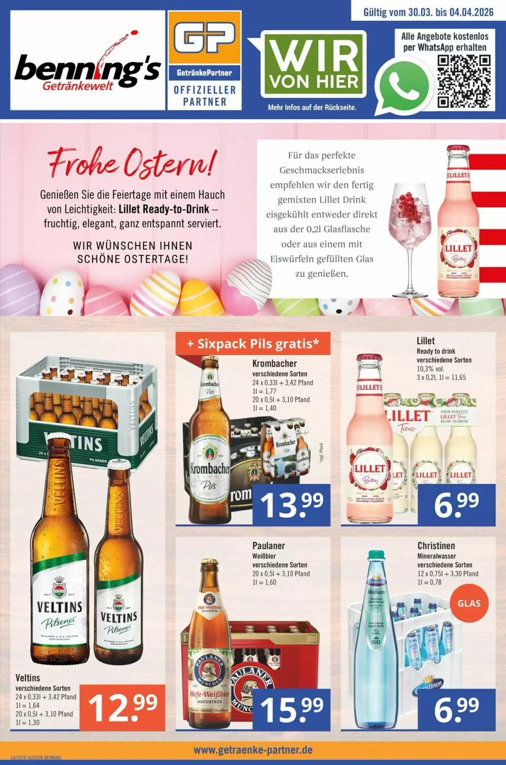 GetränkePartner Prospekt (ab 30.03.2026) zum Blättern - Seite 1
