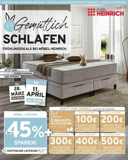 Möbel Heinrich Prospekt (ab 30.03.2026) zum Blättern