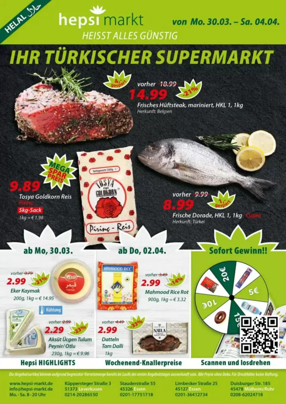 Hepsi-Markt Prospekt (ab 30.03.2026) zum Blättern - Seite 1