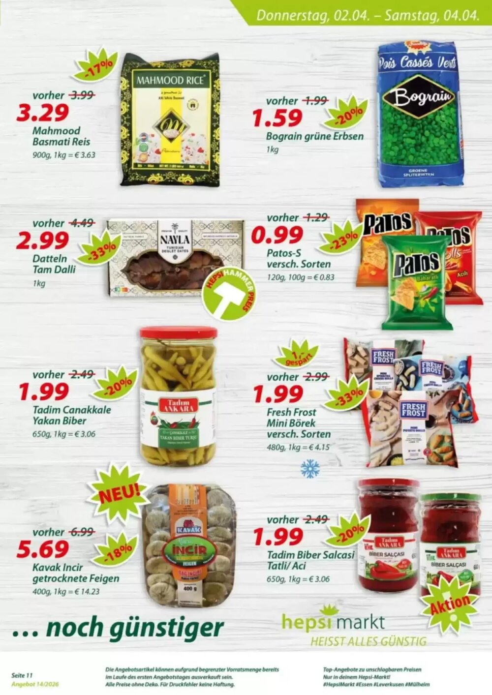 Hepsi-Markt Prospekt (ab 30.03.2026) zum Blättern - Seite 11