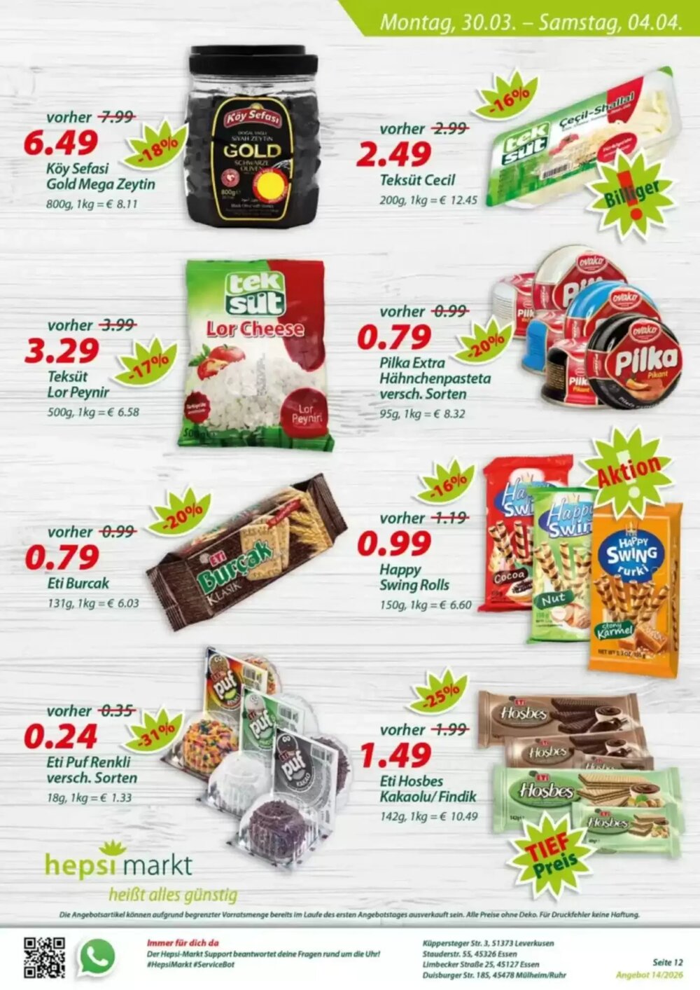 Hepsi-Markt Prospekt (ab 30.03.2026) zum Blättern - Seite 12