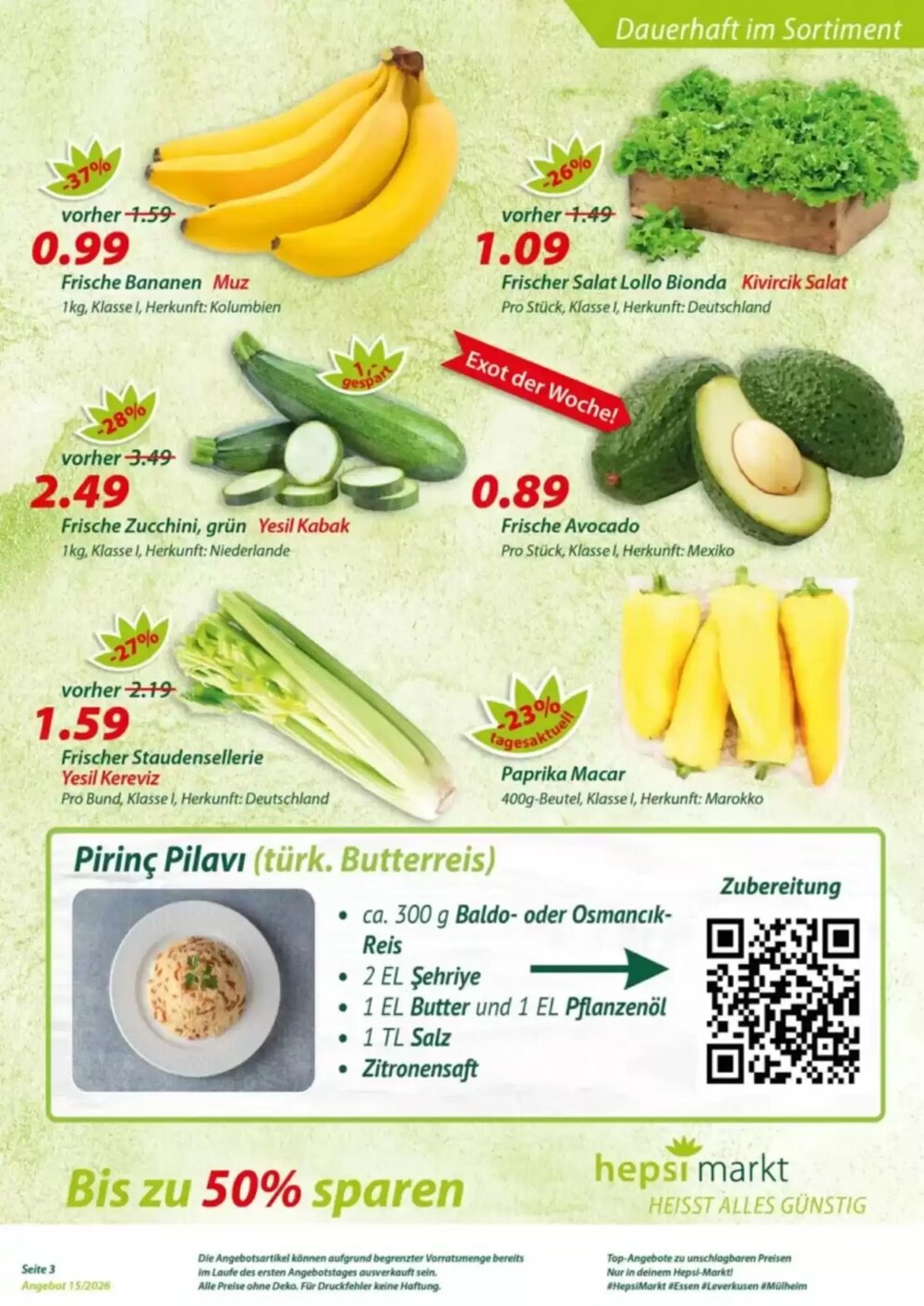 Hepsi-Markt Prospekt (ab 30.03.2026) zum Blättern - Seite 15
