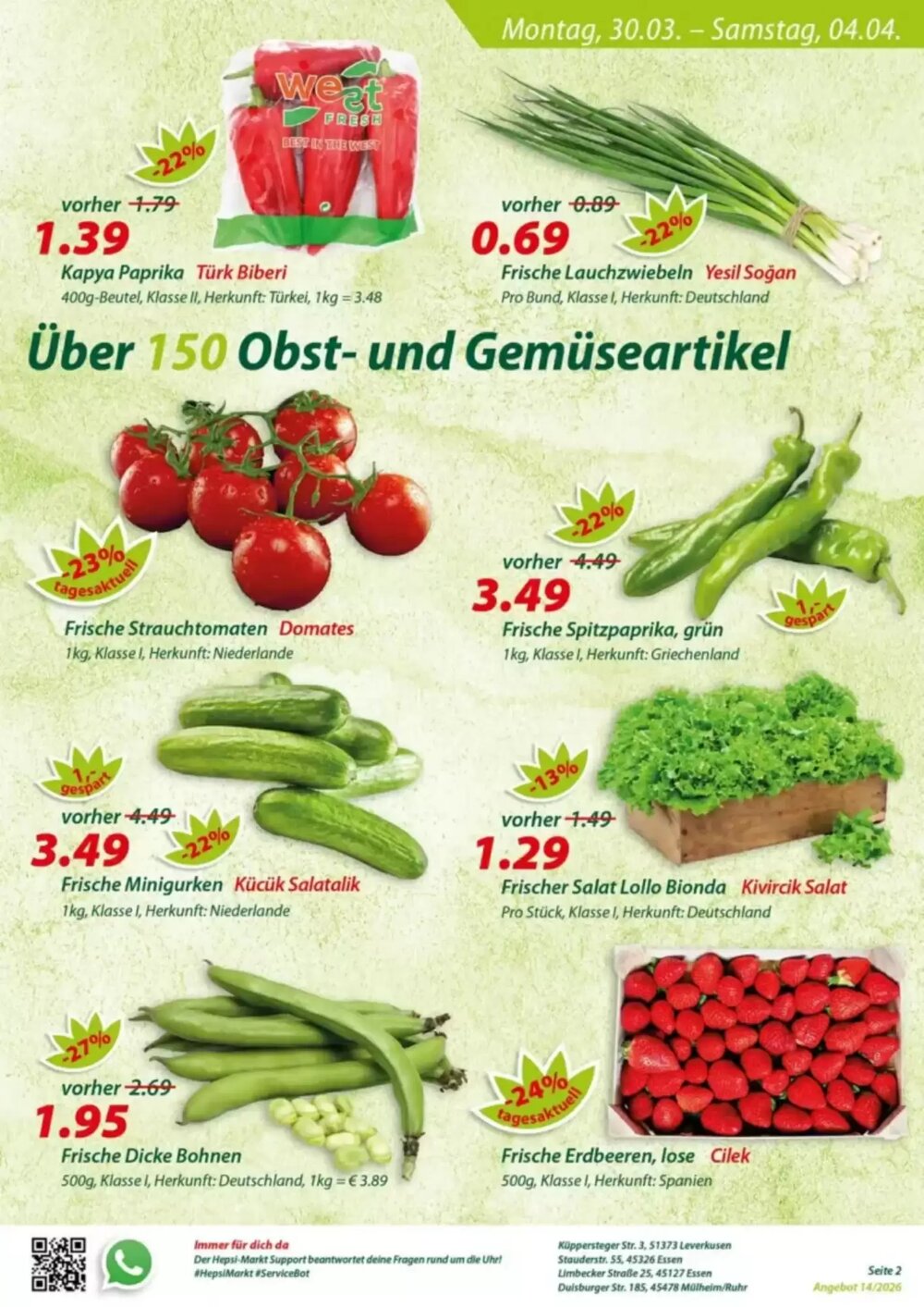 Hepsi-Markt Prospekt (ab 30.03.2026) zum Blättern - Seite 2
