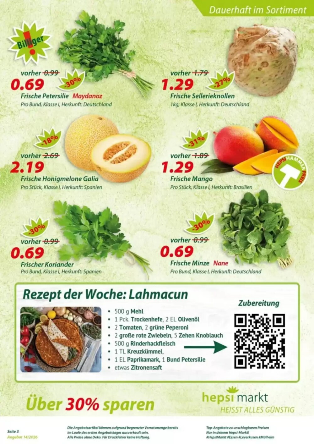 Hepsi-Markt Prospekt (ab 30.03.2026) zum Blättern - Seite 3