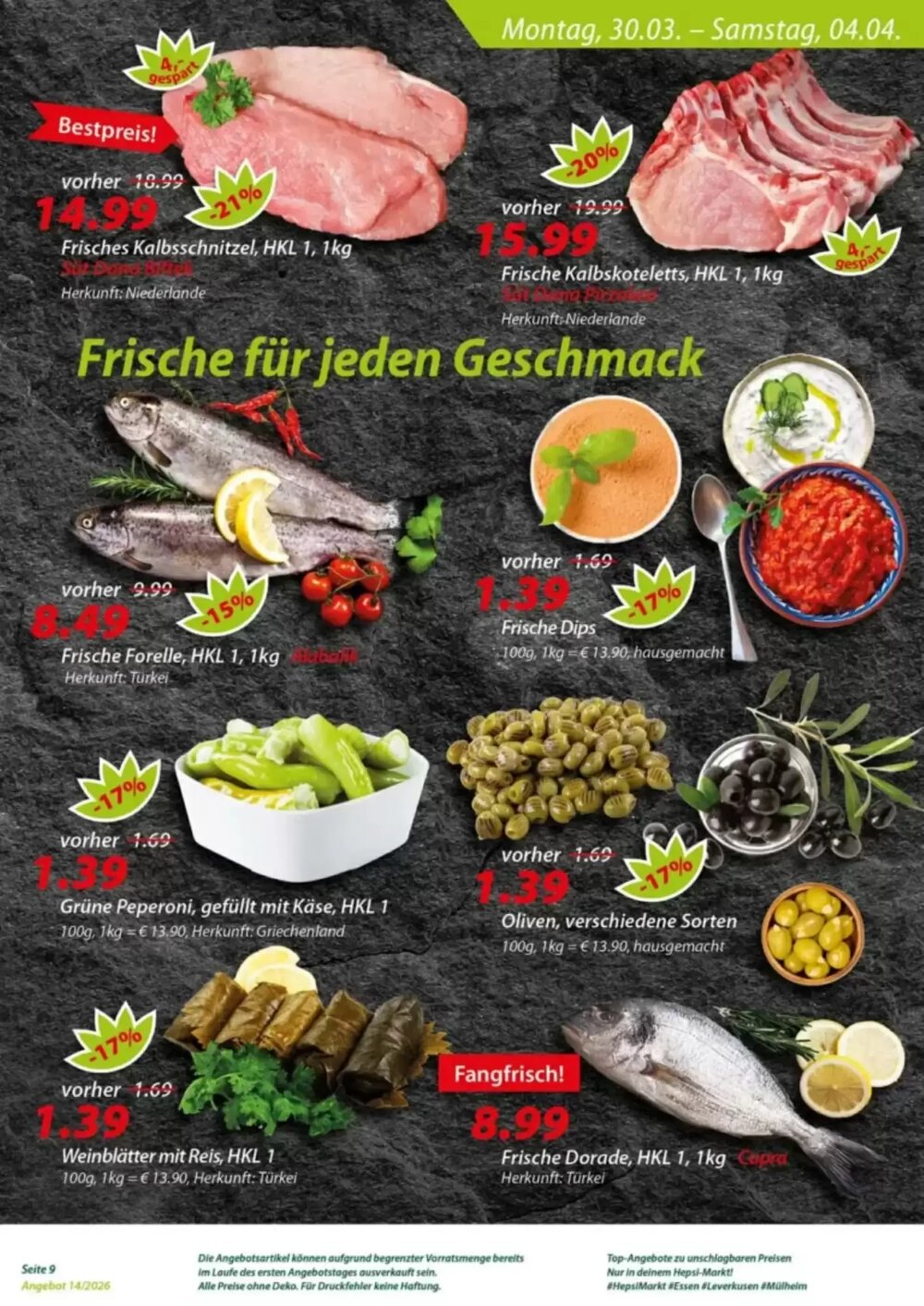 Hepsi-Markt Prospekt (ab 30.03.2026) zum Blättern - Seite 9