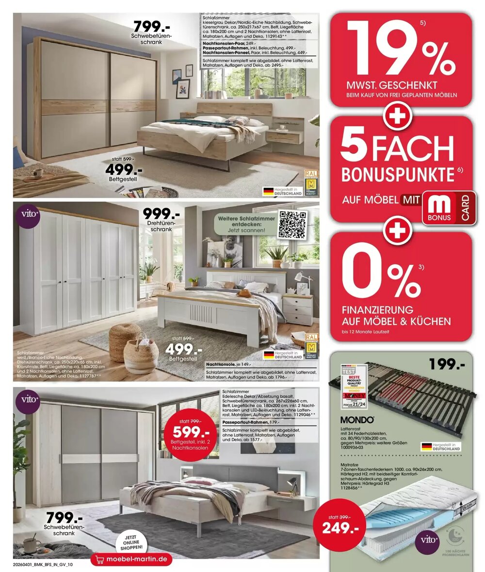 Möbel Martin Prospekt (ab 31.03.2026) zum Blättern - Seite 10