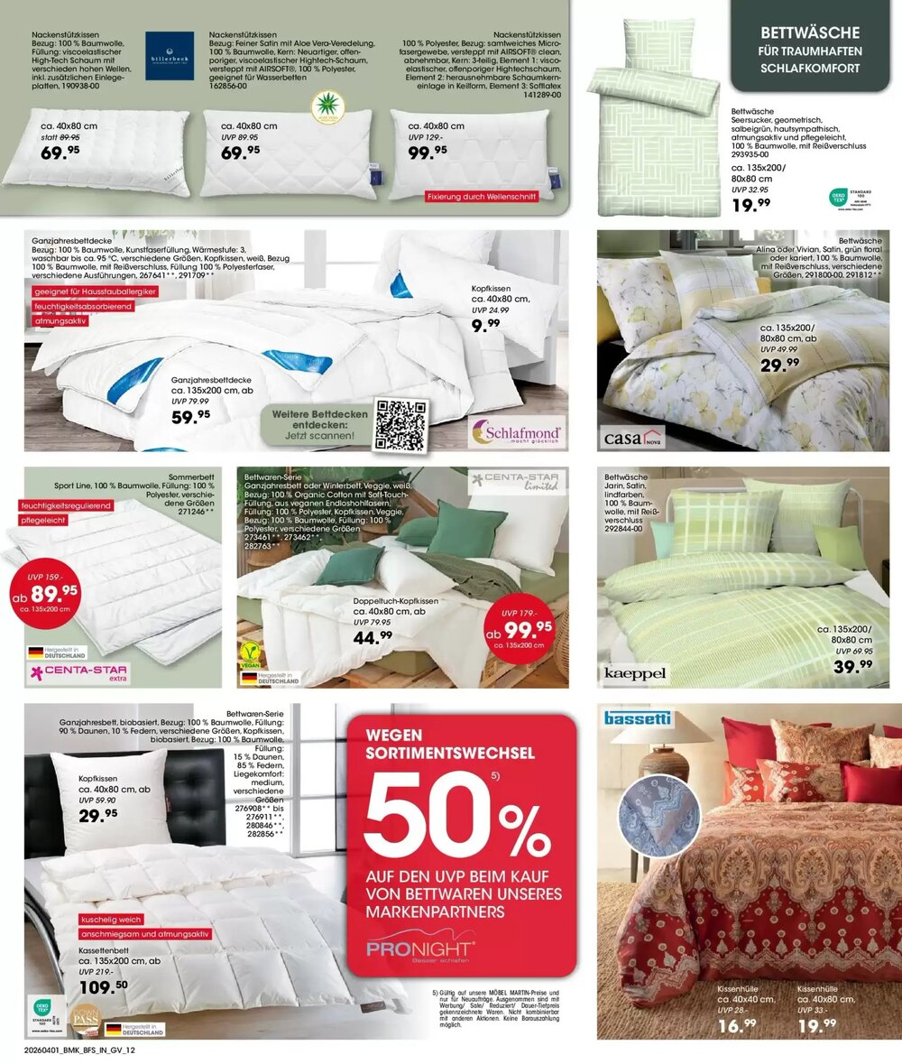 Möbel Martin Prospekt (ab 31.03.2026) zum Blättern - Seite 12