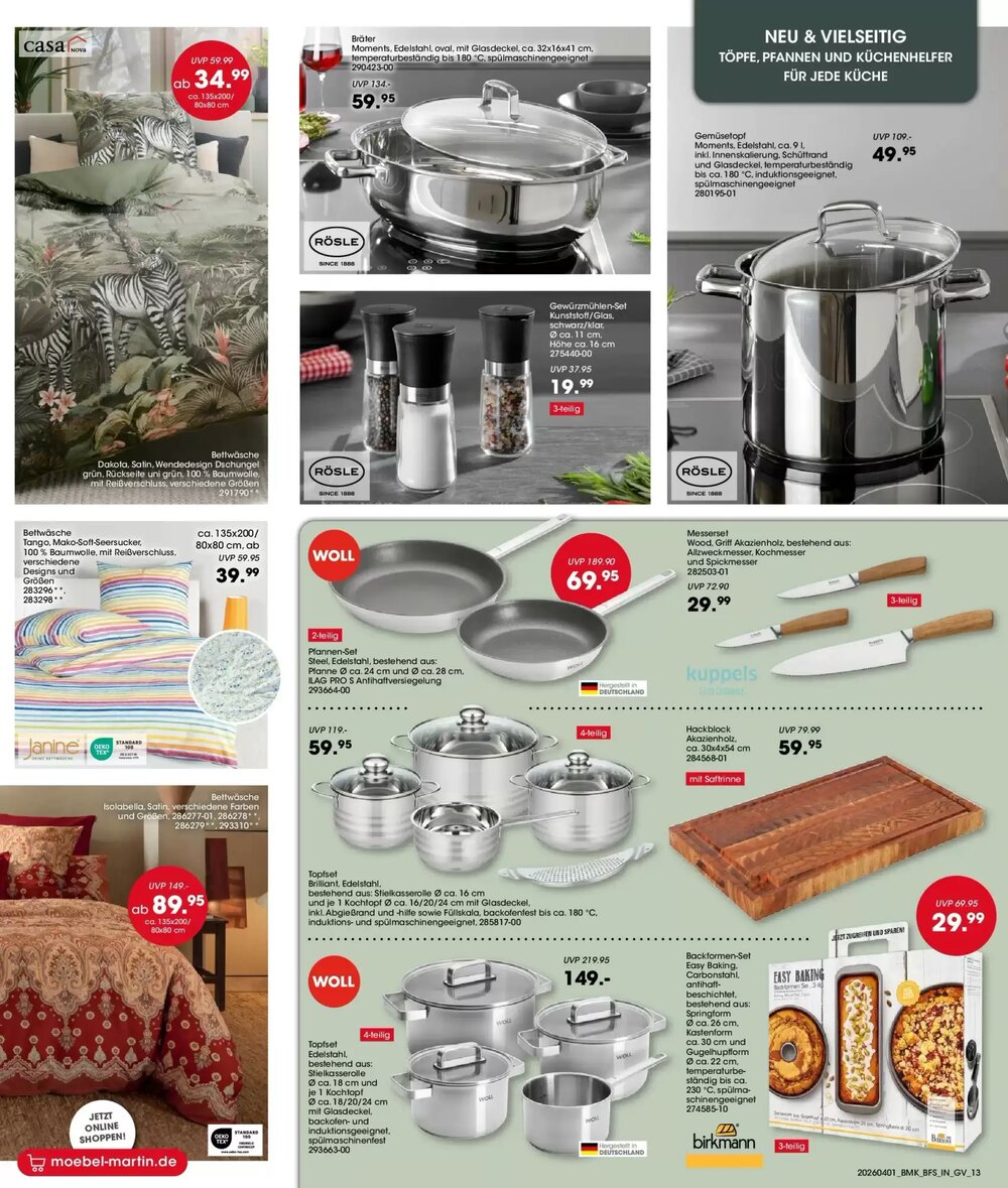 Möbel Martin Prospekt (ab 31.03.2026) zum Blättern - Seite 13