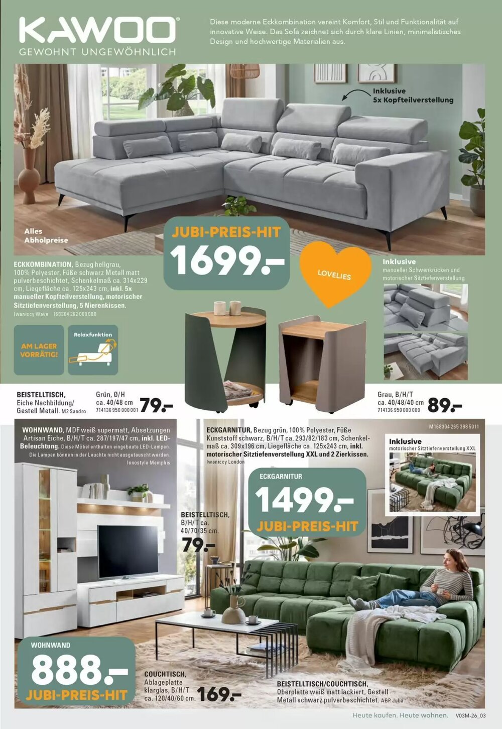 Möbel Turflon Prospekt (ab 31.03.2026) zum Blättern - Seite 3