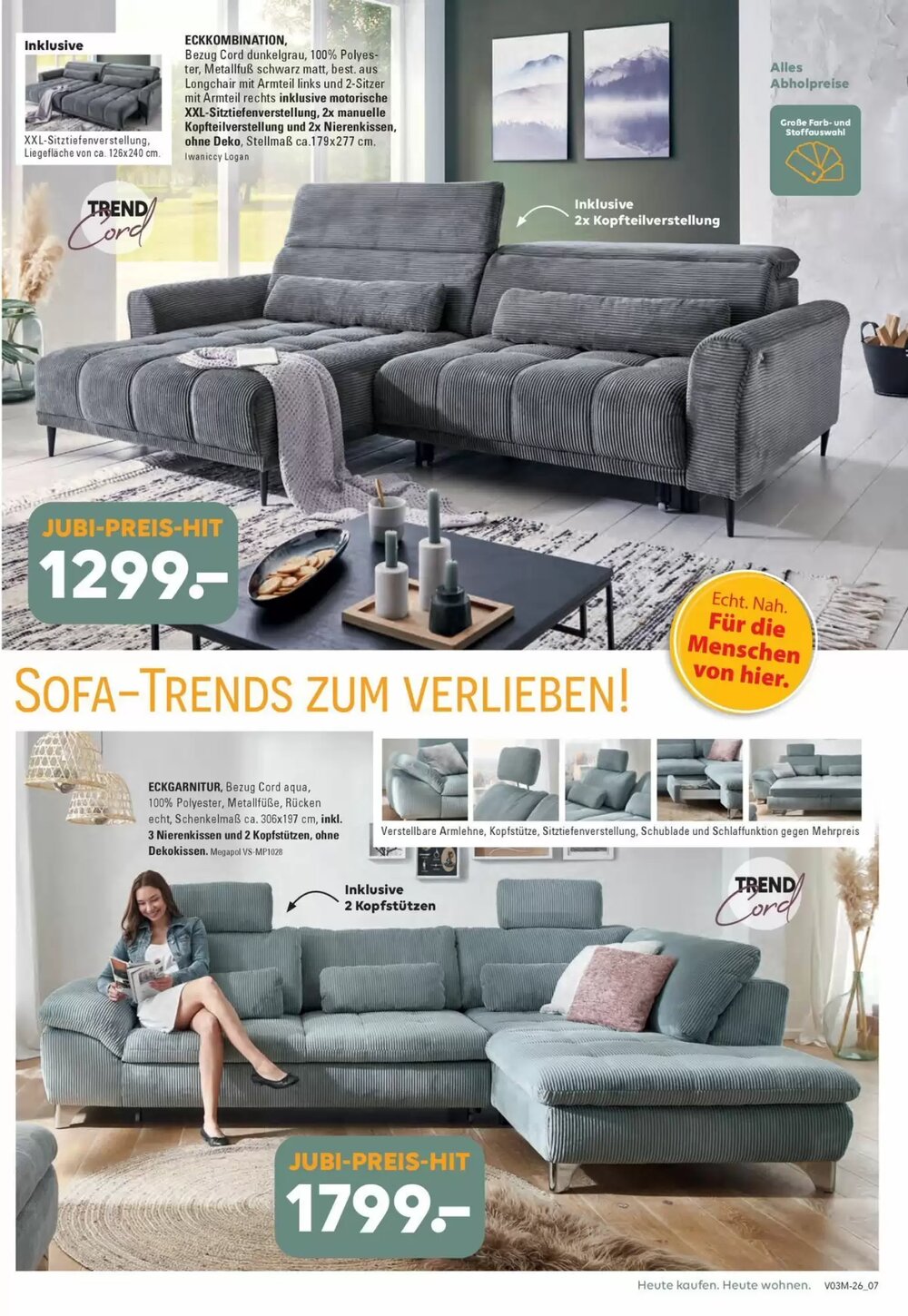 Möbel Turflon Prospekt (ab 31.03.2026) zum Blättern - Seite 7