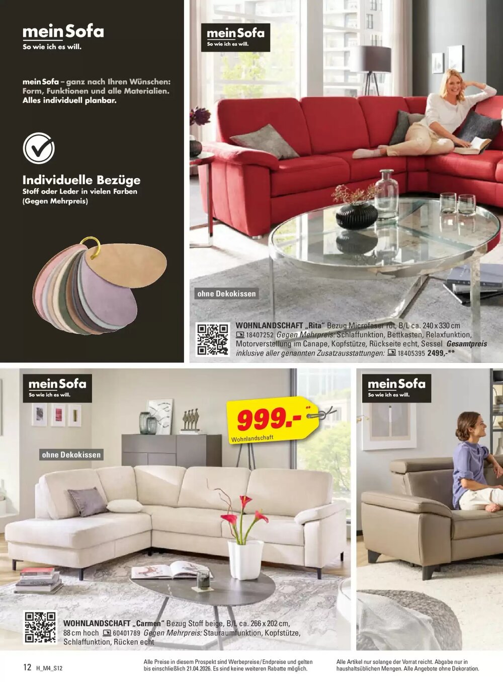 Höffner Prospekt (ab 31.03.2026) zum Blättern - Seite 12