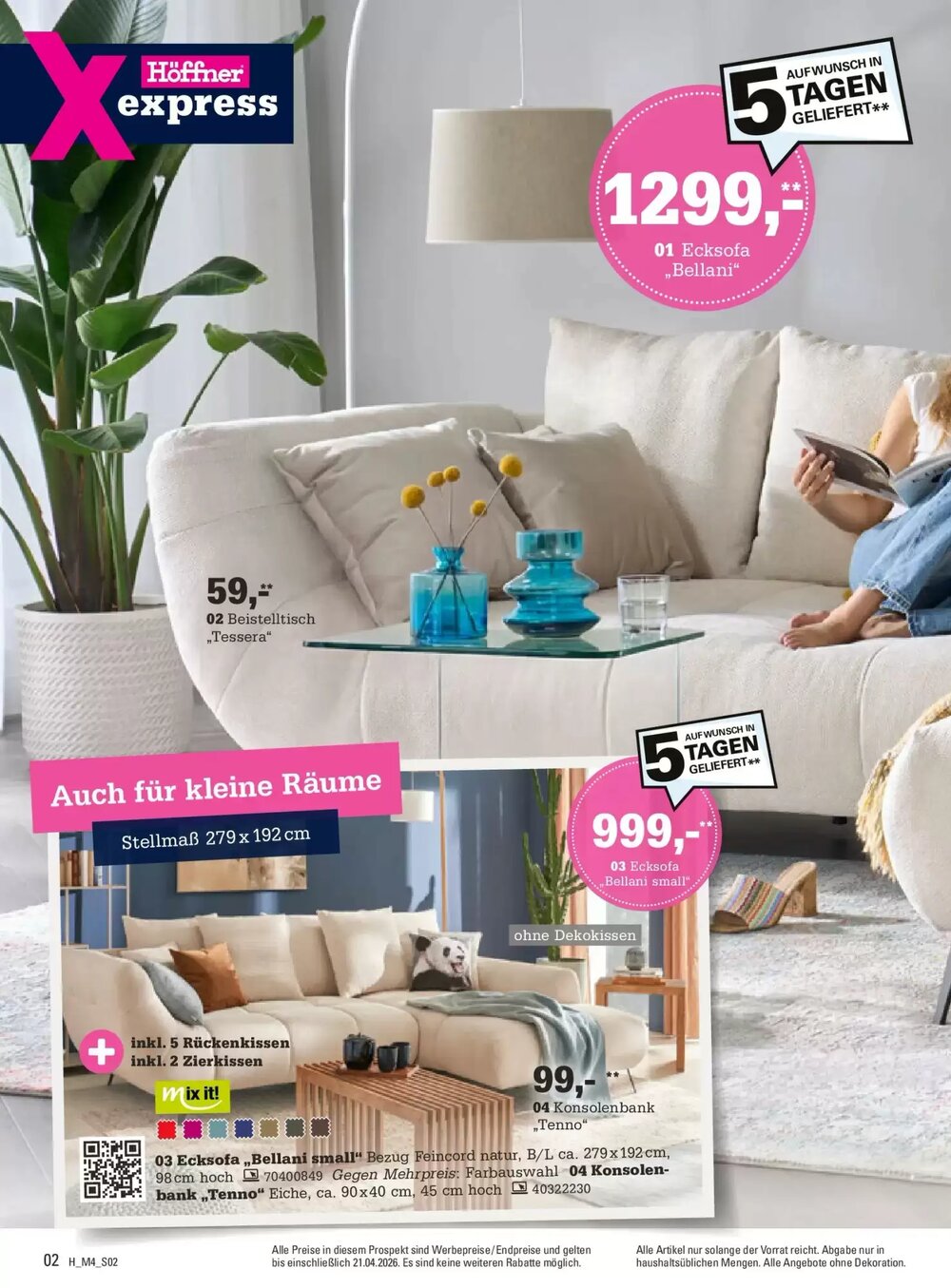Höffner Prospekt (ab 31.03.2026) zum Blättern - Seite 2