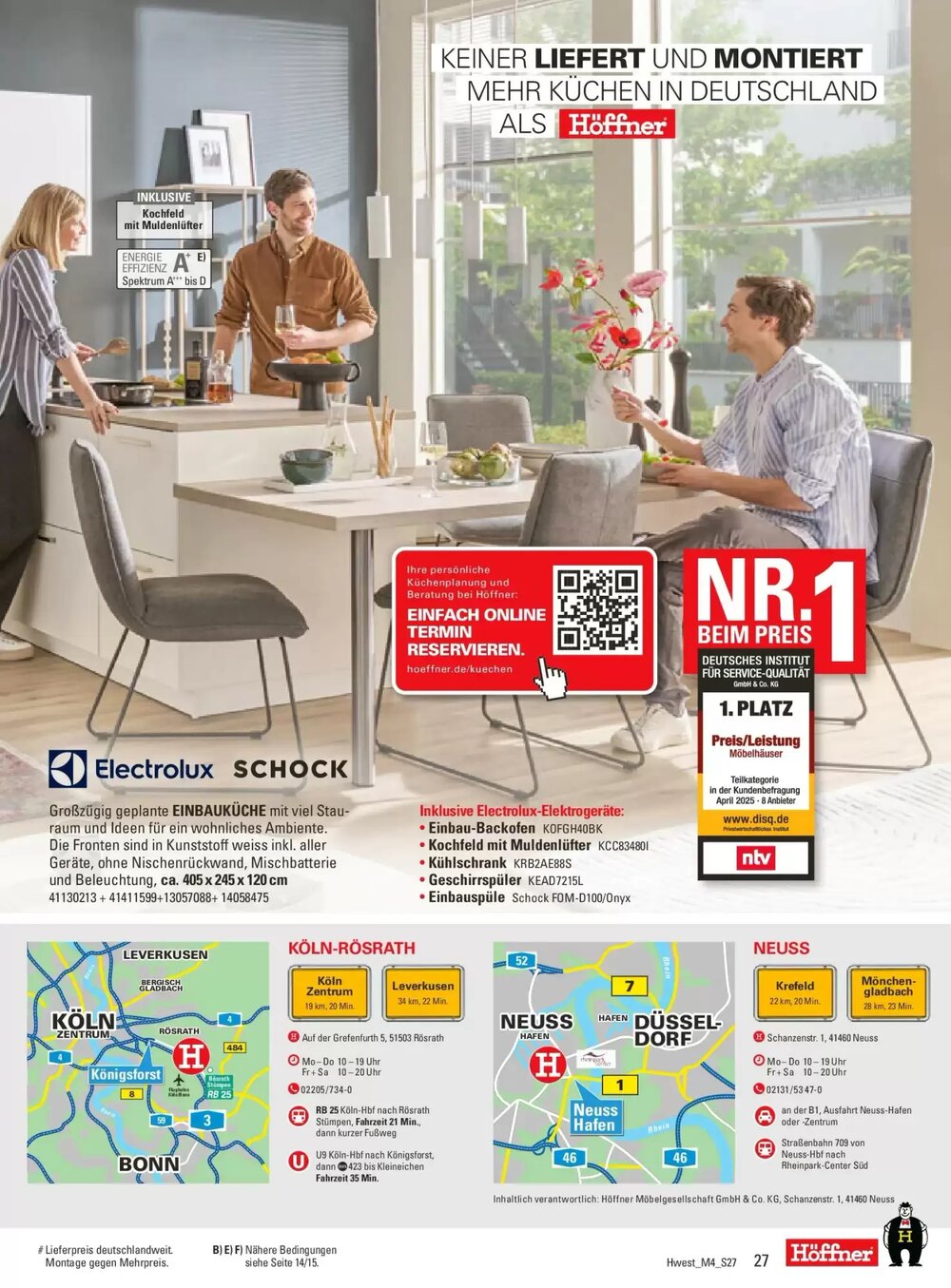 Höffner Prospekt (ab 31.03.2026) zum Blättern - Seite 27