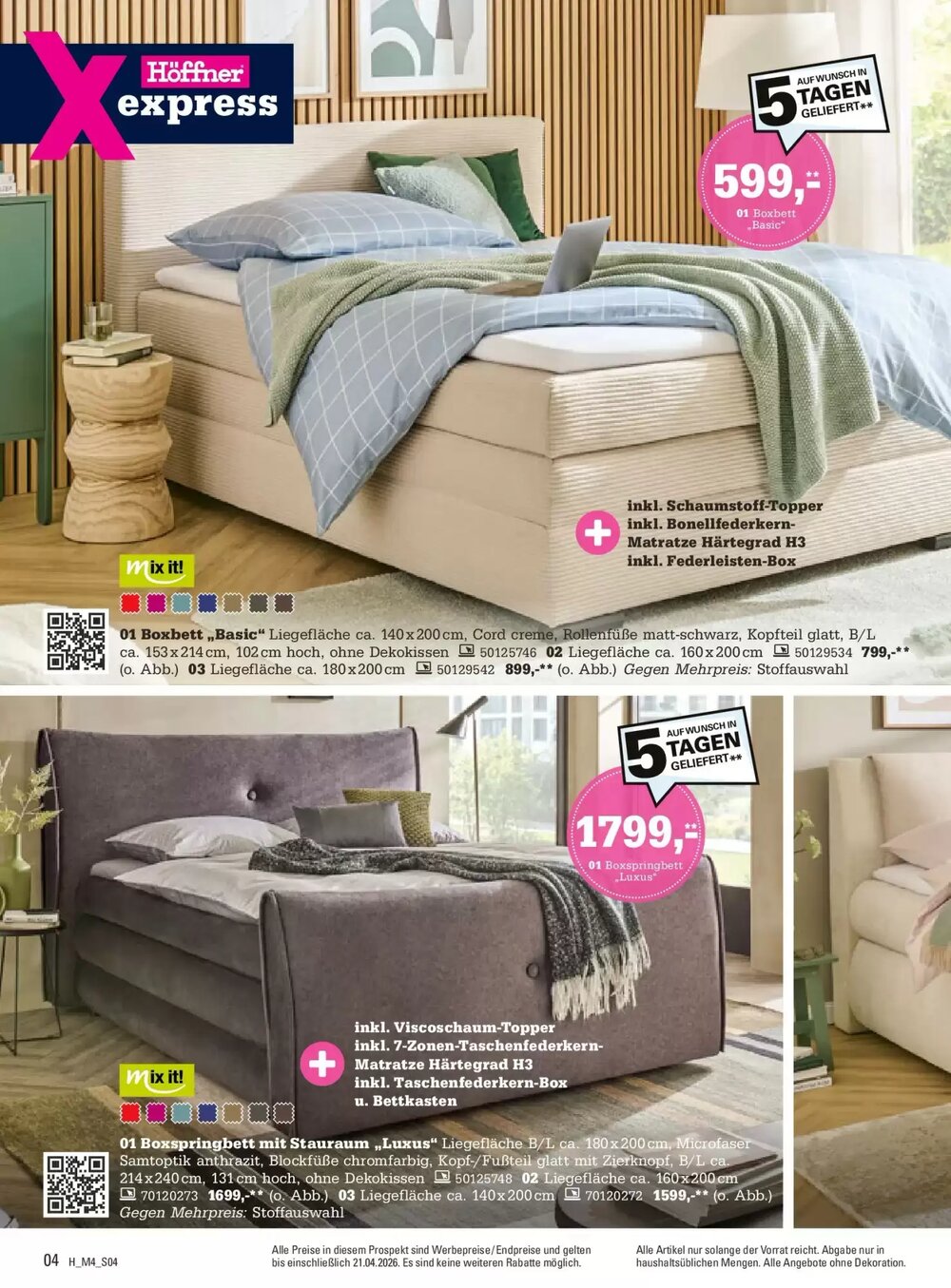 Höffner Prospekt (ab 31.03.2026) zum Blättern - Seite 4